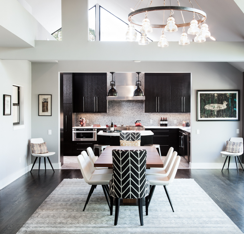 westlake austin custom contemporary luxury kitchen remodel black and white