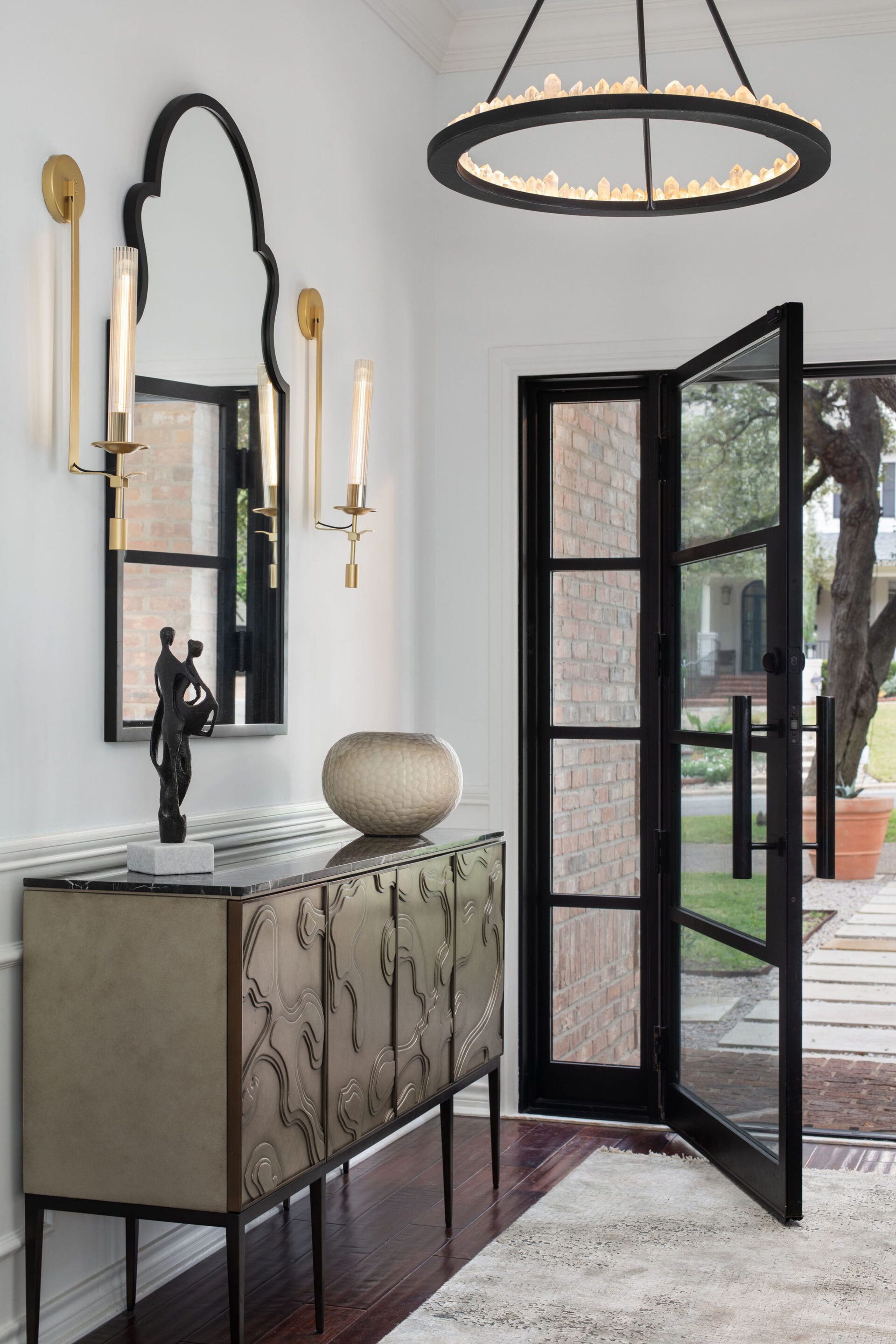 westlake Austin interior design entry custom luxury